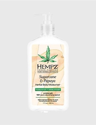 молочко для тела увлажняющее сахарный тростник и папайя / sugarcane & papaya herbal body moisturizer