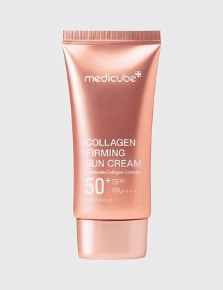 тонирующий солнцезащитный крем с коллагеном collagen firming suncream 50мл