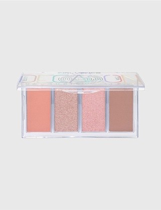 палетка для контуринга / contouring palette “silver decagon” тон 02