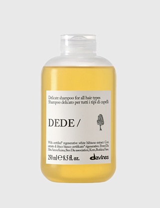 dede/ shampoo - шампунь для деликатного очищения всех типов волос, 250 мл