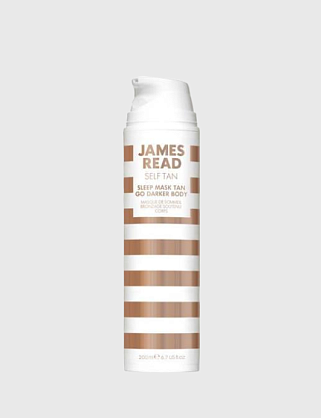 ночная маска для тела уход и загар темная james read sleep mask tan body- dark 200ml