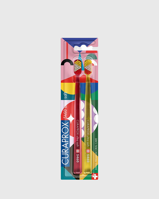 набор зубных щеток "ultrasoft", d 0,10 мм (2 шт.) duo power smile 2023 