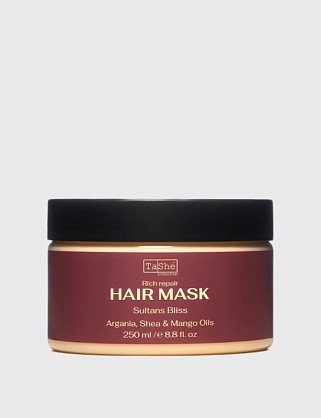 интенсивно восстанавливающая маска для волос tashe professional sultans bliss, 250 мл
