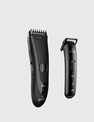 набор для стрижки волос ga.ma машинка t742 + триммер t827