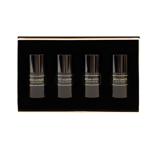 дорожный набор asia (девил интриг ред айсберг, индиан венус, сворд дансер) 4*15ml для жен