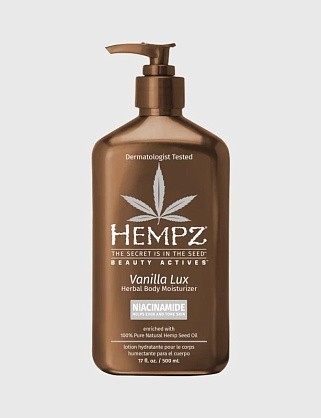 молочко для тела увлажняющее люкс ваниль / hempz beauty actives vanilla lux herbal body moisturizer 