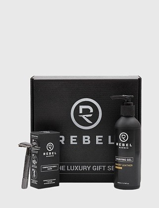 подарочный набор rebel barber starter shaving set
