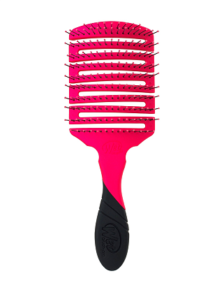 wet brush щетка pro flex dry paddle д/быстрой сушки розовая (588460) прямоугольная с мягкой ручкой 