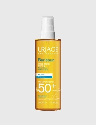 урьяж барьесан преображающее сухое масло spf50+, спрей 200 мл
