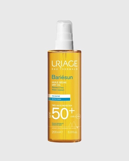 урьяж барьесан преображающее сухое масло spf50+, спрей 200 мл