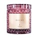 свеча аромат «bazar» стакан бордовый 220 (тубус)