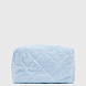 косметичка махровая голубая 