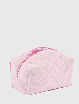 косметичка "нежно- розовый плюш" 