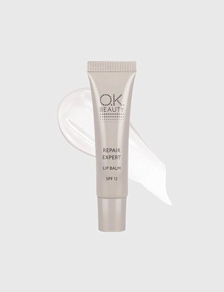 бальзам для губ восстанавливающийс пептидами spf 12 ok beauty/ ok beauty repair expert lip balm spf