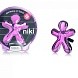 ароматизатор для автомобиля /niki/ розовый/gardenia of tahiti/ гардения таити