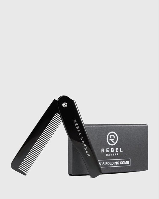 расческа для бороды rebel barber folding beard comb