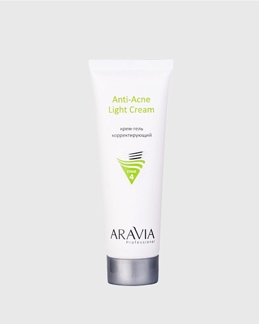 крем-гель корректирующий для жирной и проблемной кожи anti-acne light cream, 50мл