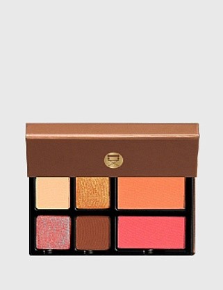 палетка из 6 цветов теней и румян fleurette coeur