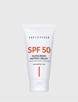 солнцезащитный крем для лица spf 50"ангиофарм", 50 мл