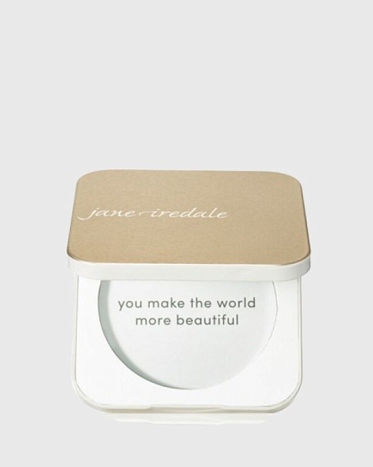 пудренница матовое золото - gold refillable compact