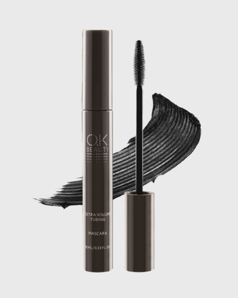 Термотушь Extra Volume Tubing Mascara в насыщенном черном цвете для создания многомерного объема ресниц. Силиконовая щеточка равномерно прокрашив