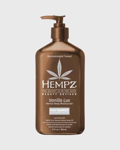 Hempz Beauty Actives Vanilla Lux Herbal Body Moisturizer