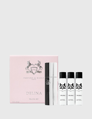 delina travel-set, дорожный комплект тревел кейс + спрей 3*10мл делина