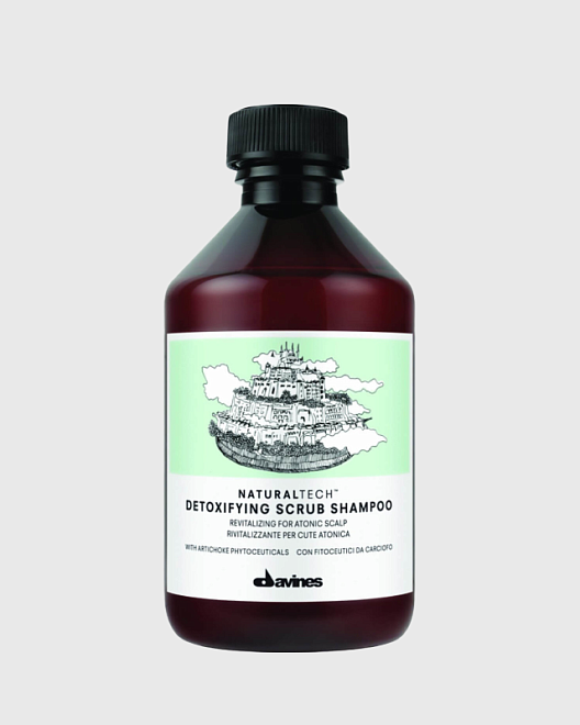детоксирующий шампунь-скраб - natural tech detoxifying  scrub shampoo 250 ml