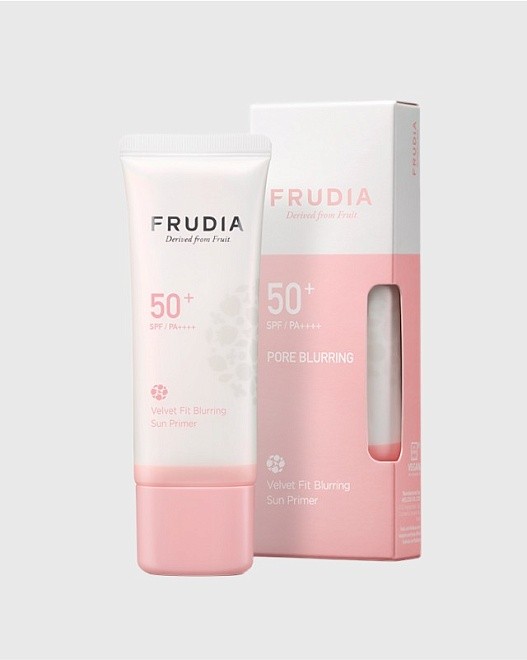 frudia солнцезащитный крем-праймер с матирующим эффектом spf50+/pa+++ (40 г) / frudia velvet fit blu