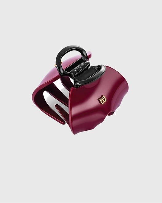 заколка-краб империал, бархатный бургунди