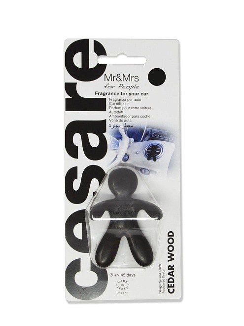 ароматизатор для автомобиля/ cesare блтр/ черный/cedar wood/ кедр