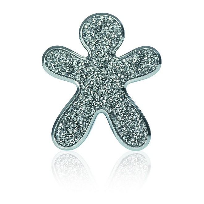 ароматизатор для автомобиля /niki crystal / серебристый с серебром/ splendido/ роскошный