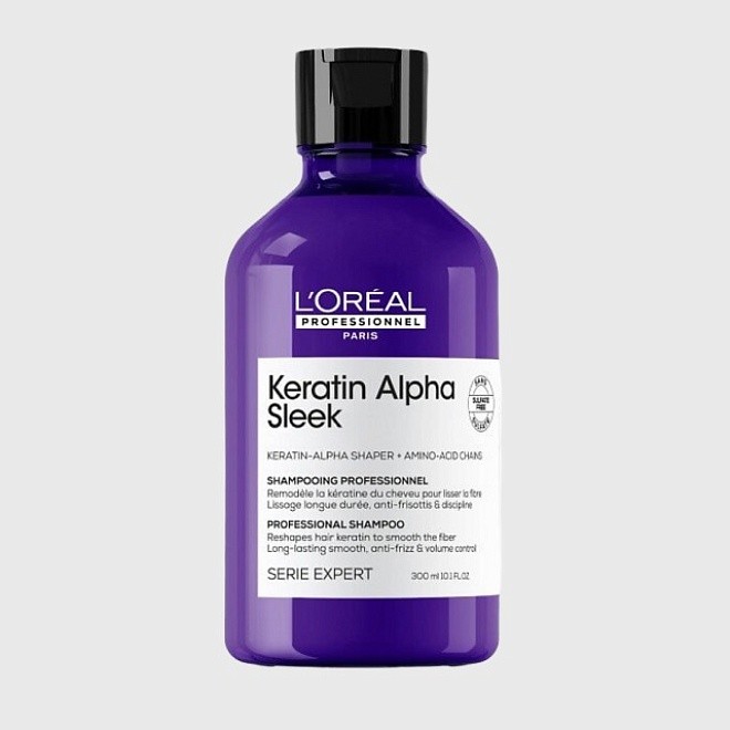 keratin alpha sleek шампунь 300 мл.