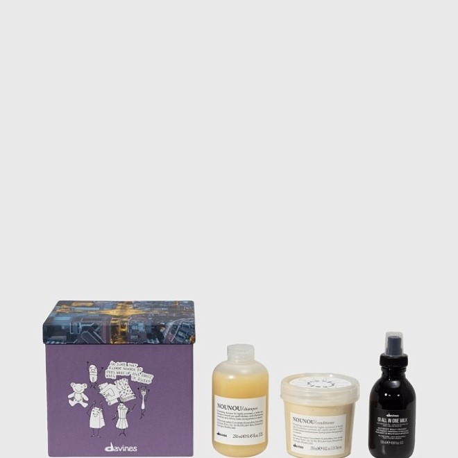 набор nounou 2025 для питания поврежденных волос / radiant savanna