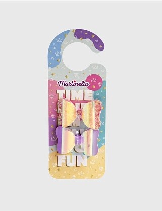 набор из 2х заколок для волос (желтый) 