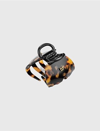 заколка-краб империал, черепаховый/cellulose acetate pince à cheveux imperiale tortoise shell 