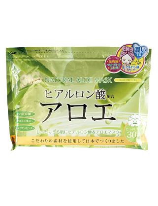 курс натуральных масок для лица с экстрактом алоэ 40 шт