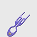 шпилька hairpin no1 лавандовая (набор 3шт.)