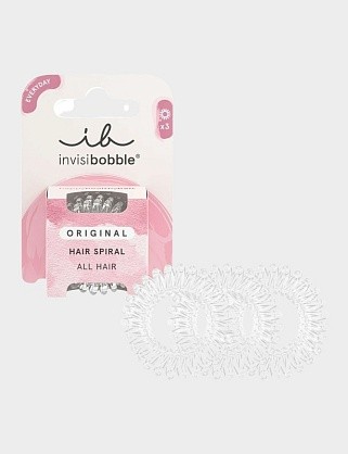 резинка-браслет для волос invisibobble original crystal clear (в картоне)