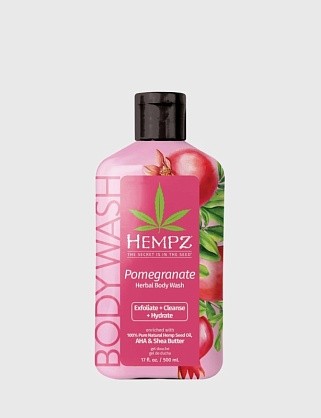 гель для душа гранат / hempz pomegranate herbal body wash (500ml)