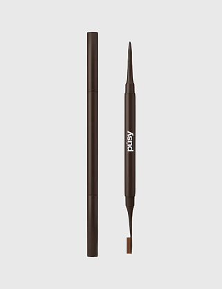 карандаш для бровей с рефилом pusy dark brown / eyebrow pencil with refill pusy dark brown. (основно
