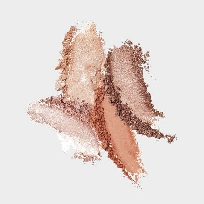 пудра оттеночная-шиммер крем и персик