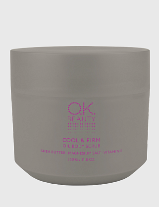 скраб (сер) для тела скульптур. с охлажд. эффектом ок beauty cool&firm oil body scrub rus (5458)