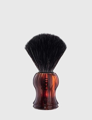 помазок nom gustav, черная фибра, пластик, черепаховый цвет