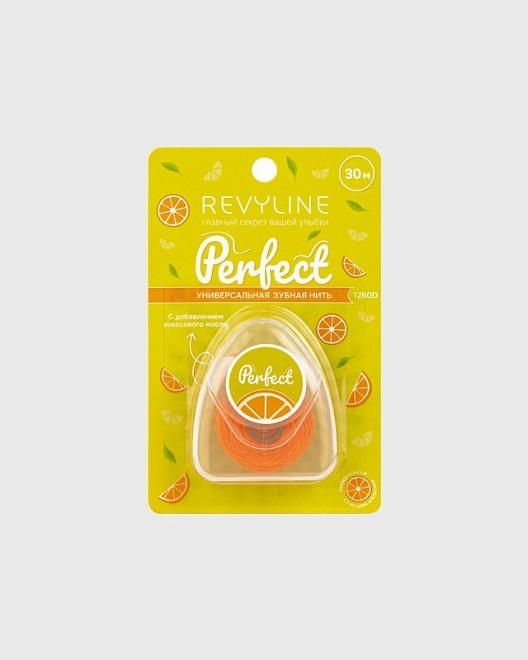 perfect зубная нить, апельсин, 30 м