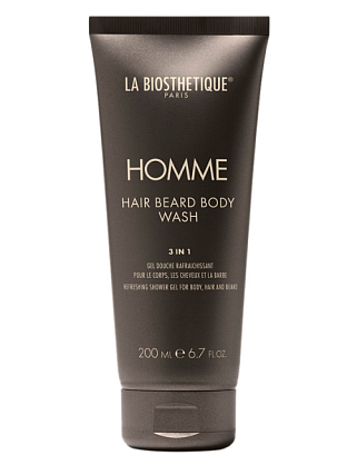 hair beard body wash  200 мл  очищающий, увлажняющий и освежающий гель для те