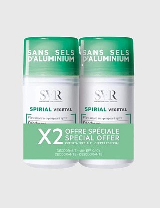 сдвойка спириал дезодорант-антиперспирант растительный 50 мл * 2 
