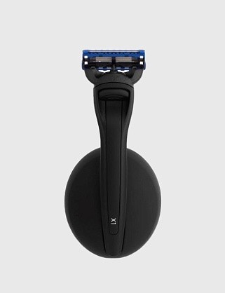 набор bolin webb x1, бритва x1 матовая черная, подставка x1 матовая черная