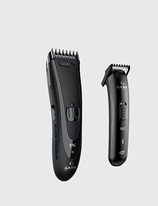 набор для стрижки волос ga.ma машинка t742 + триммер t827