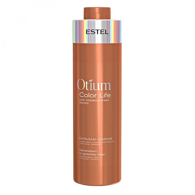 бальзам-сияние для окрашенных волос otium color life (1000 мл)